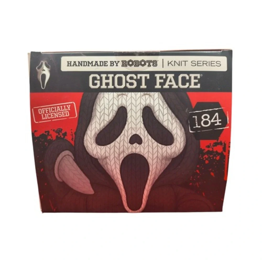 Handmade By Robots Knit Series Scream #184 Ghost Face Collectible Vinyl Figure